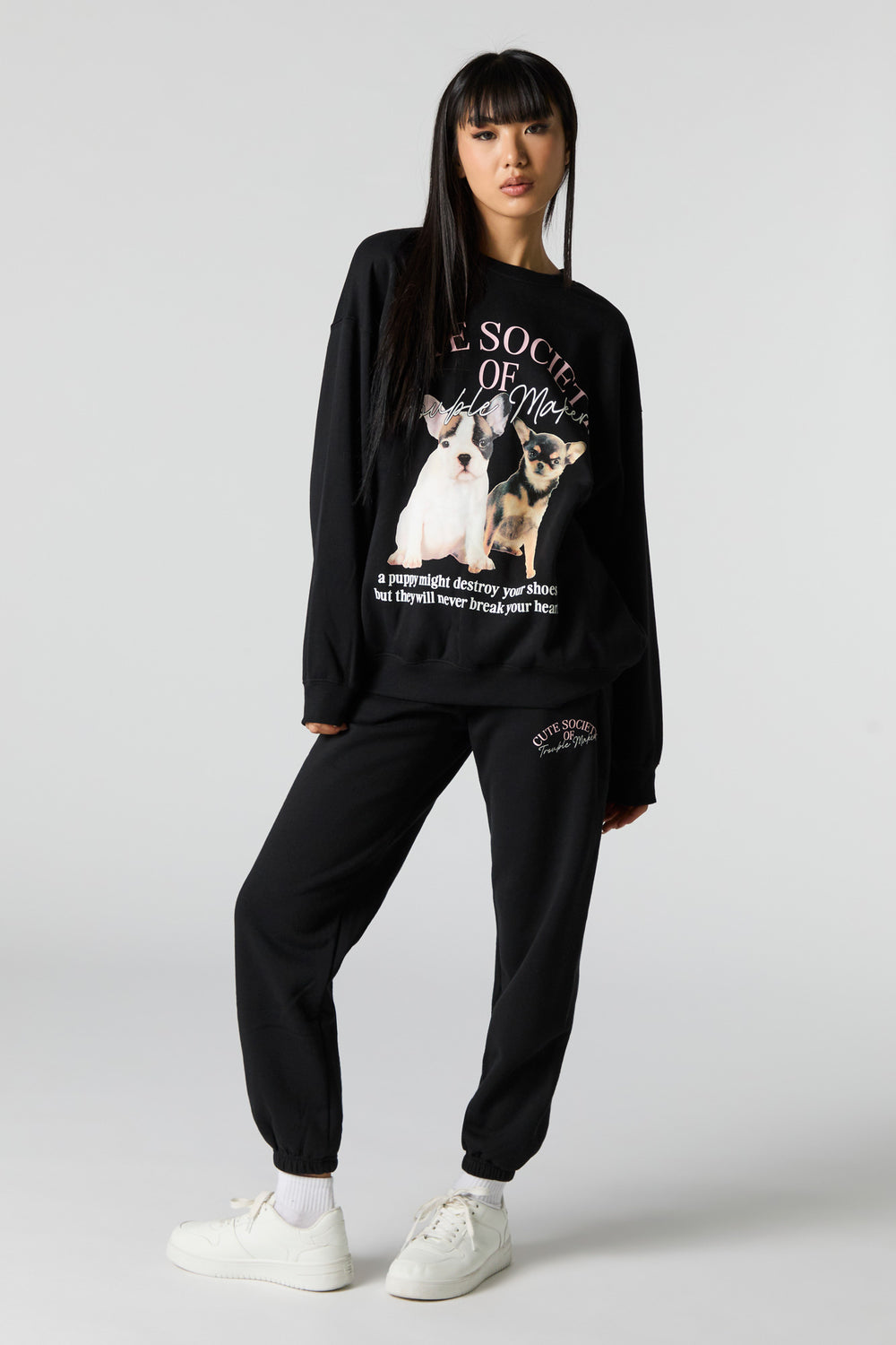 Cutesy Graphic Fleece Jogger Cutesy Graphic Fleece Jogger 5