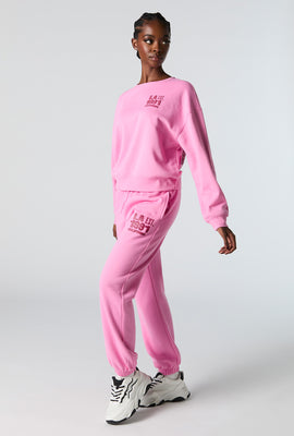 Destination Embroidered Fleece Jogger