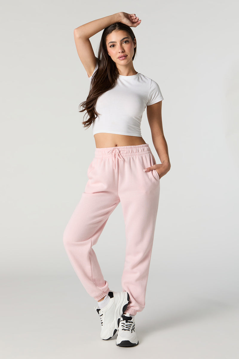 Soft Fleece High Rise Jogger