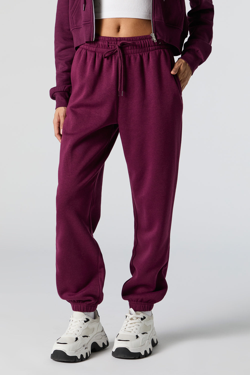 Fleece High Rise Jogger Fleece High Rise Jogger 21