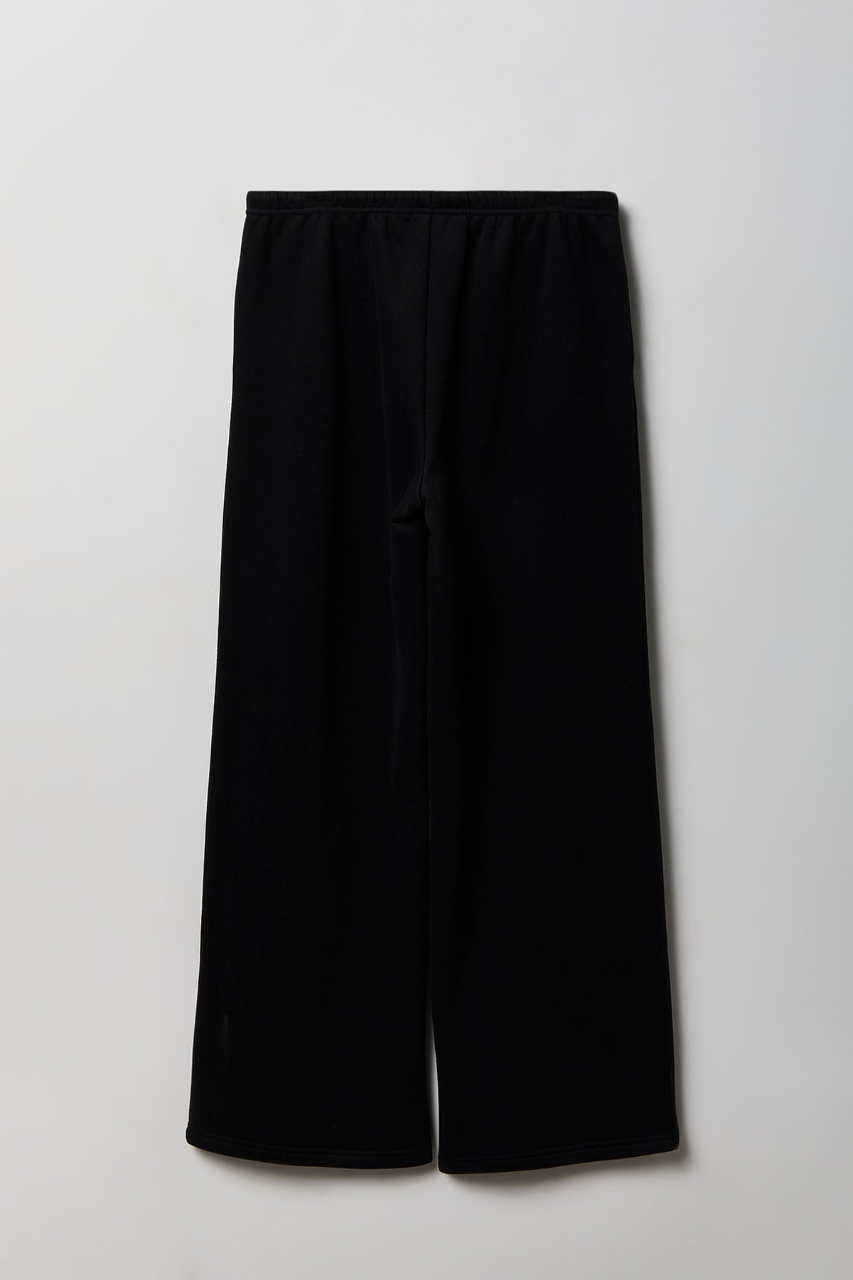 Alt View 5. Fleece Low Rise Wide Leg Sweatpant - Black