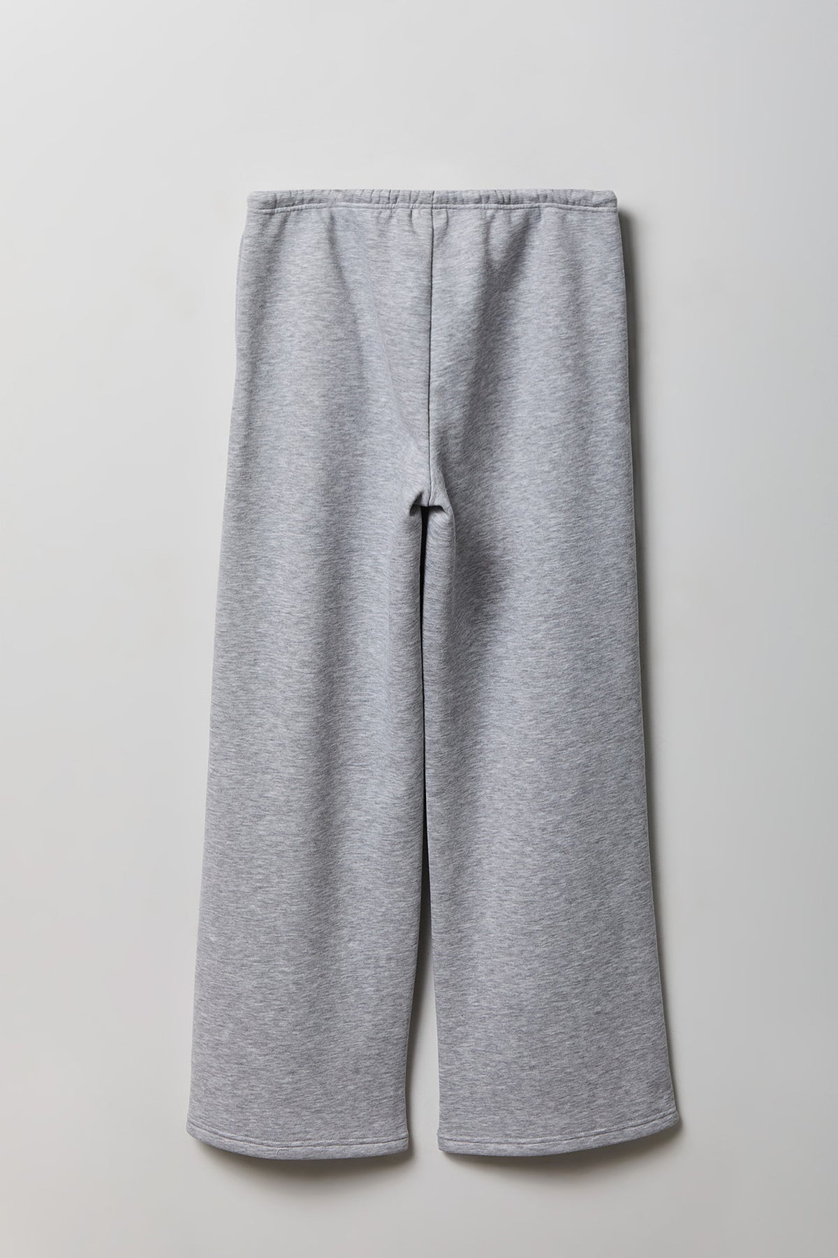 Alt View 5. Fleece Low Rise Wide Leg Sweatpant - Heather Grey
