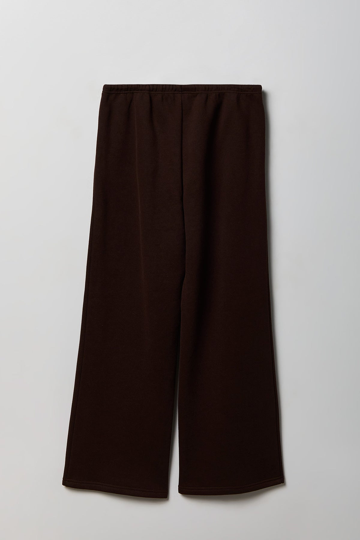 Alt View 5. Fleece Low Rise Wide Leg Sweatpant - Brown