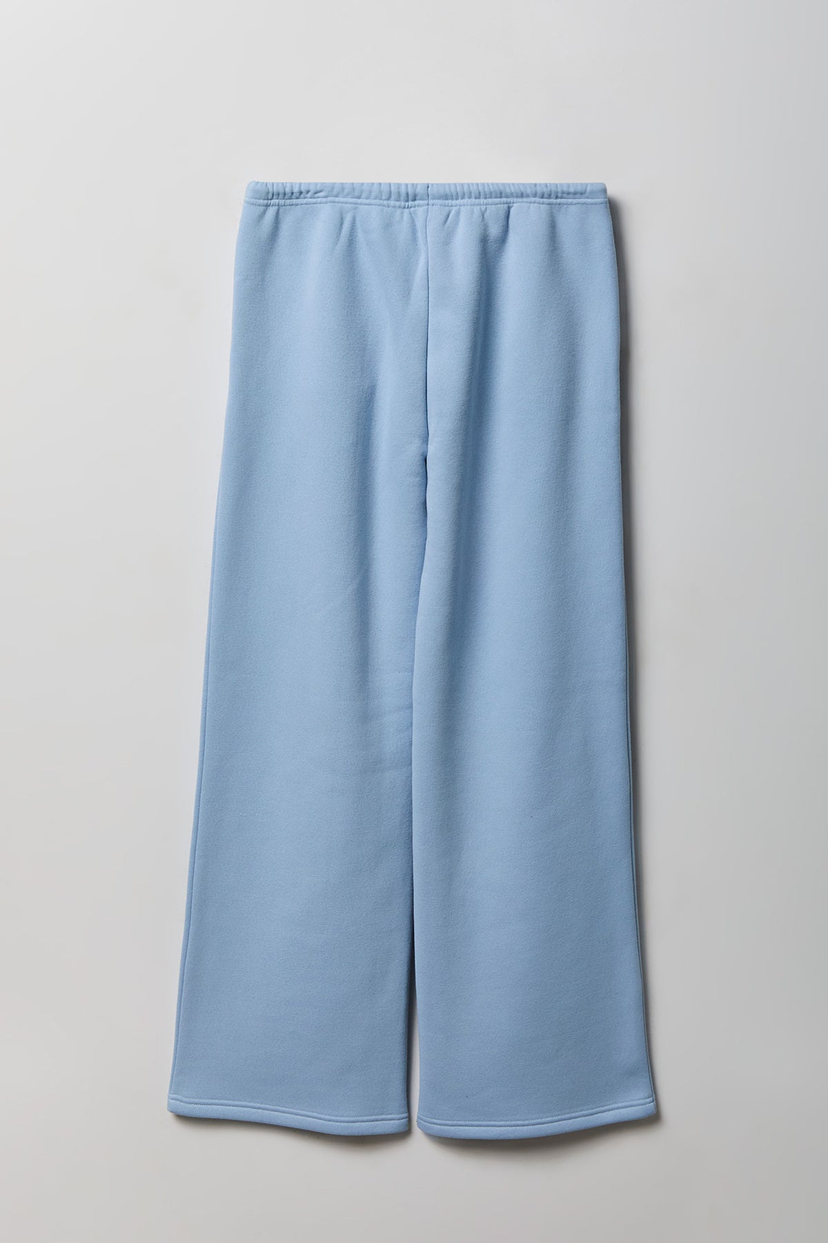 Alt View 5. Fleece Low Rise Wide Leg Sweatpant - Light Blue