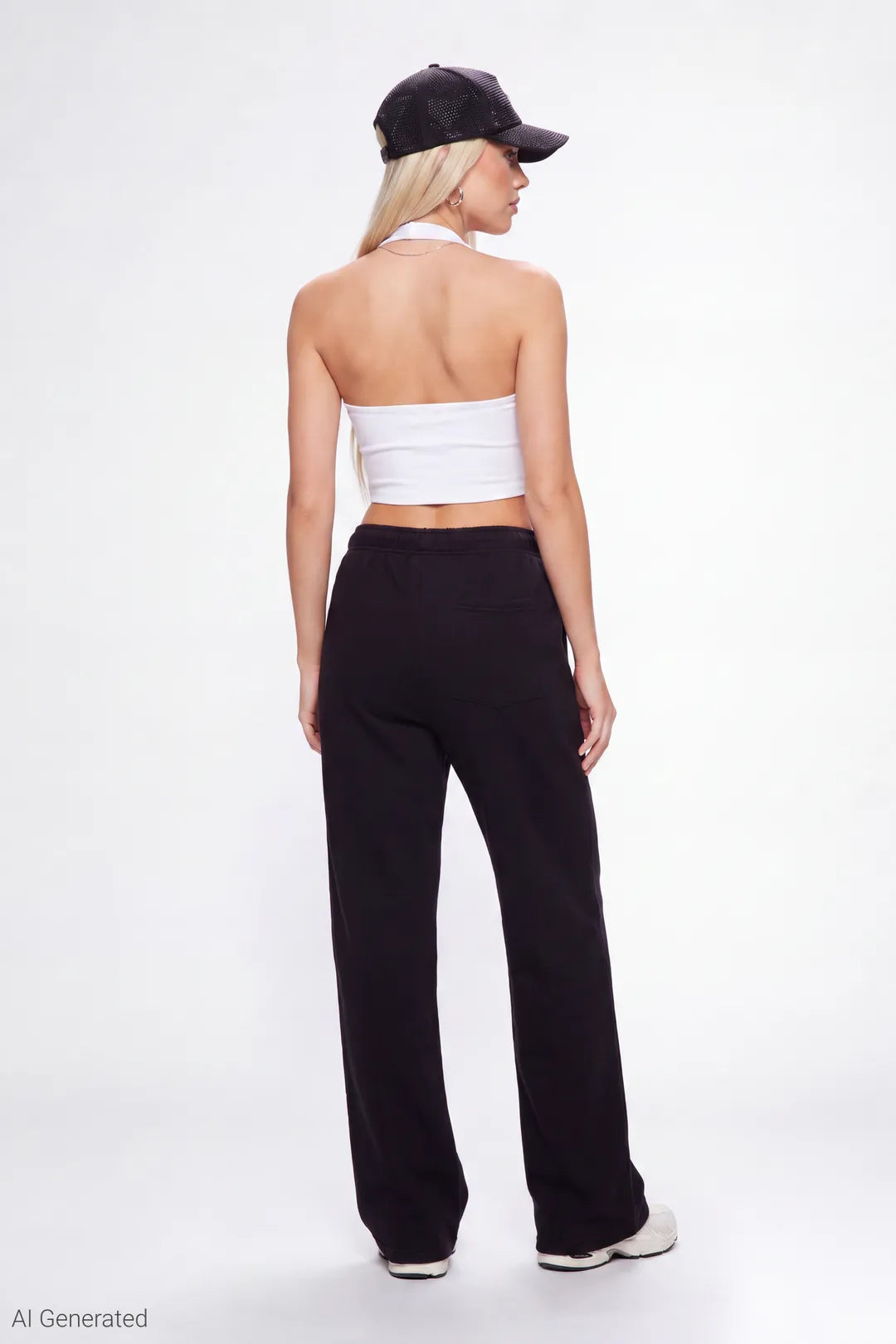 Alt View 7. Fleece Baggy Sweatpant - Taupe