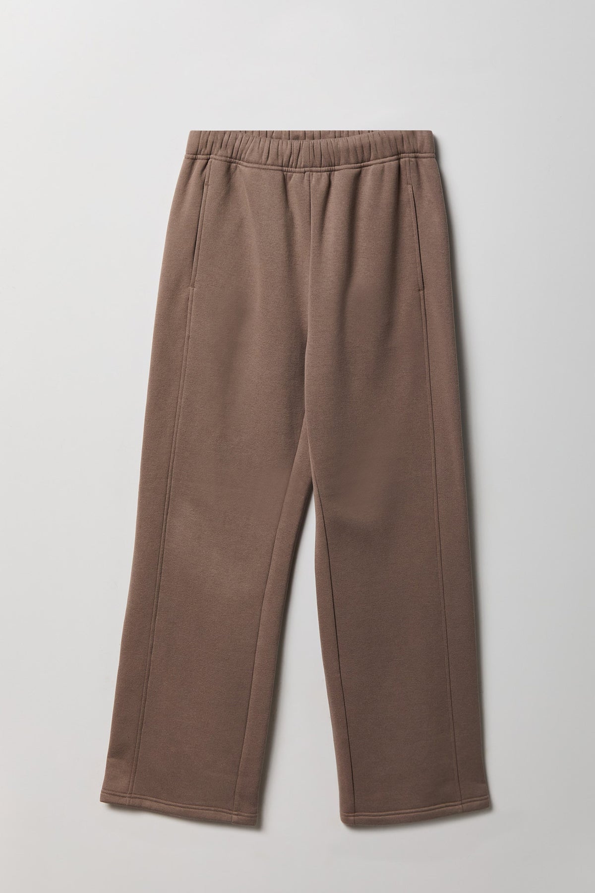 Alt View 4. Fleece Baggy Sweatpant - Taupe
