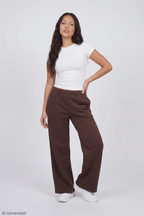 Fleece Ultra Wide Leg Sweatpant