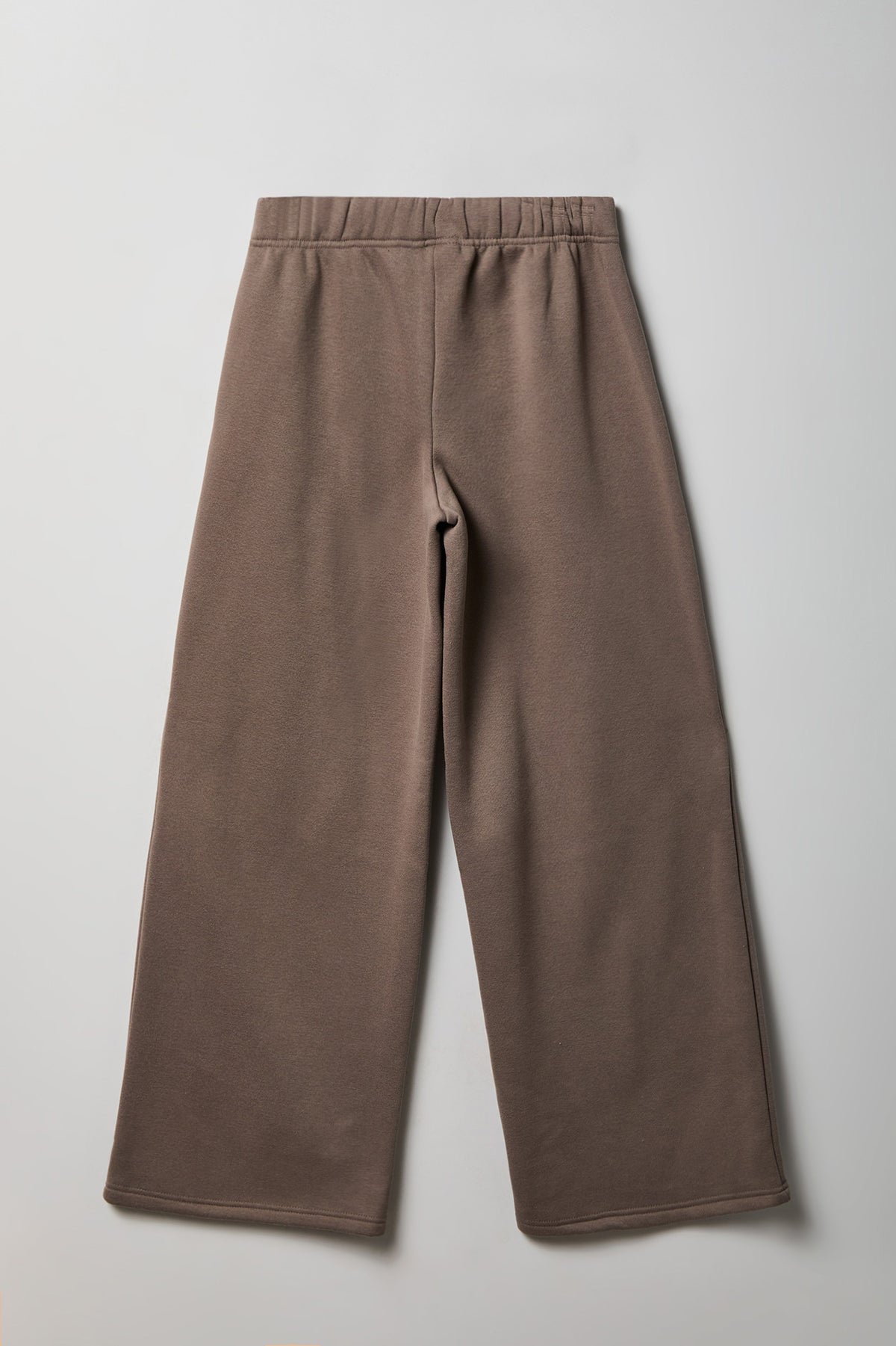 Alt View 2. Fleece Ultra Wide Leg Sweatpant - Taupe