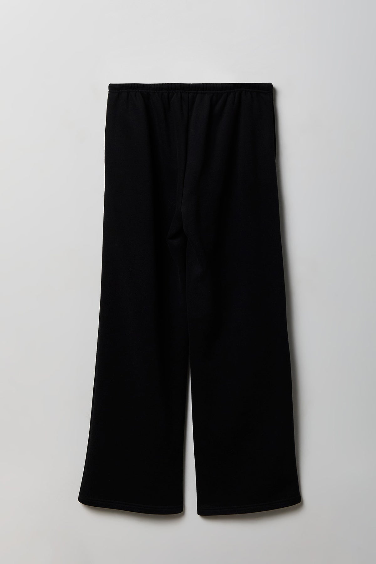 Alt View 5. Fleece Low Rise Wide Leg Sweatpant - Black