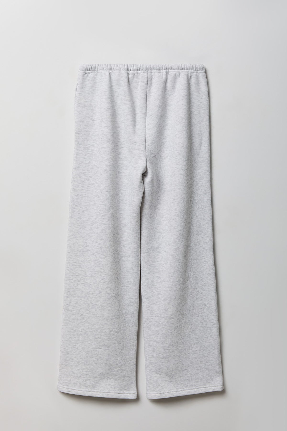 Alt View 5. Fleece Low Rise Wide Leg Sweatpant - Light Grey