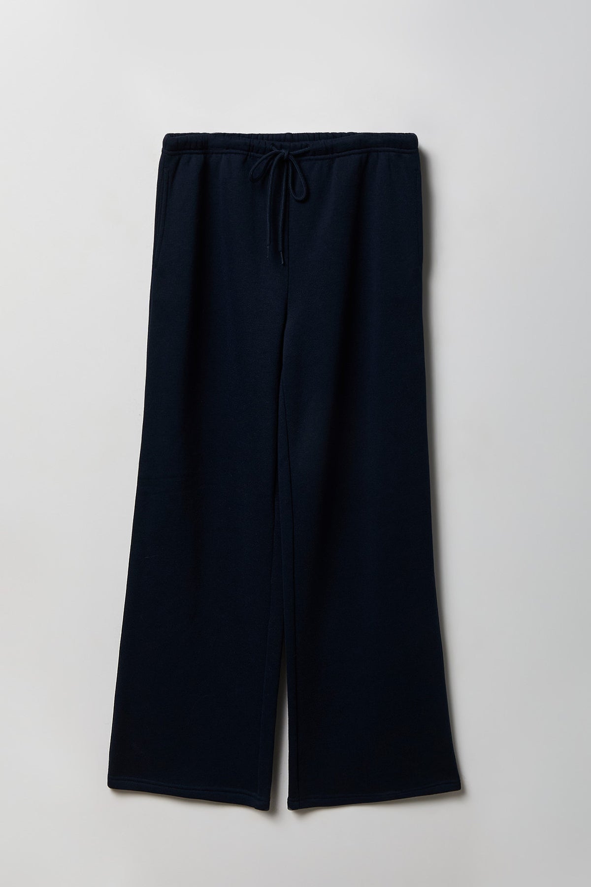 Alt View 4. Fleece Low Rise Wide Leg Sweatpant - Dark Blue