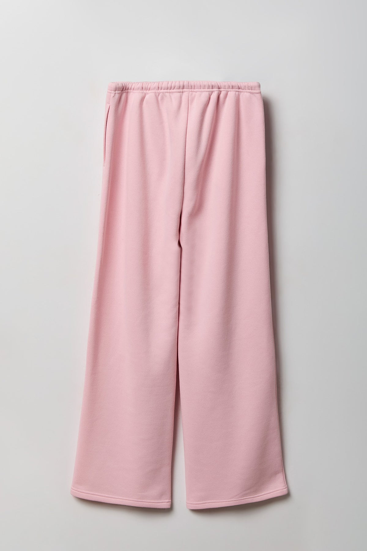 Alt View 5. Fleece Low Rise Wide Leg Sweatpant - Light Pink