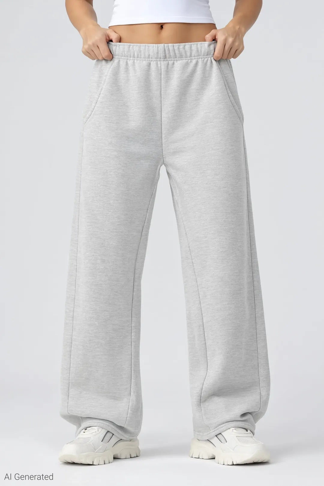 Alt View 13. Fleece Baggy Sweatpant - Light Pink