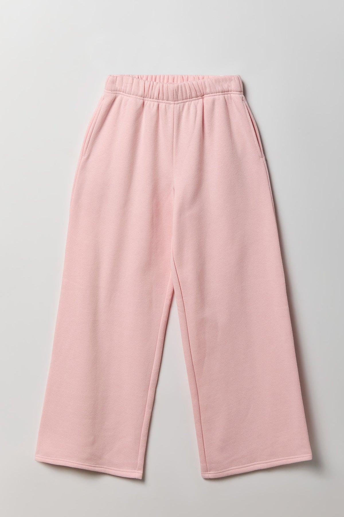 Alt View 4. Fleece Ultra Wide Leg Sweatpant - Light Pink