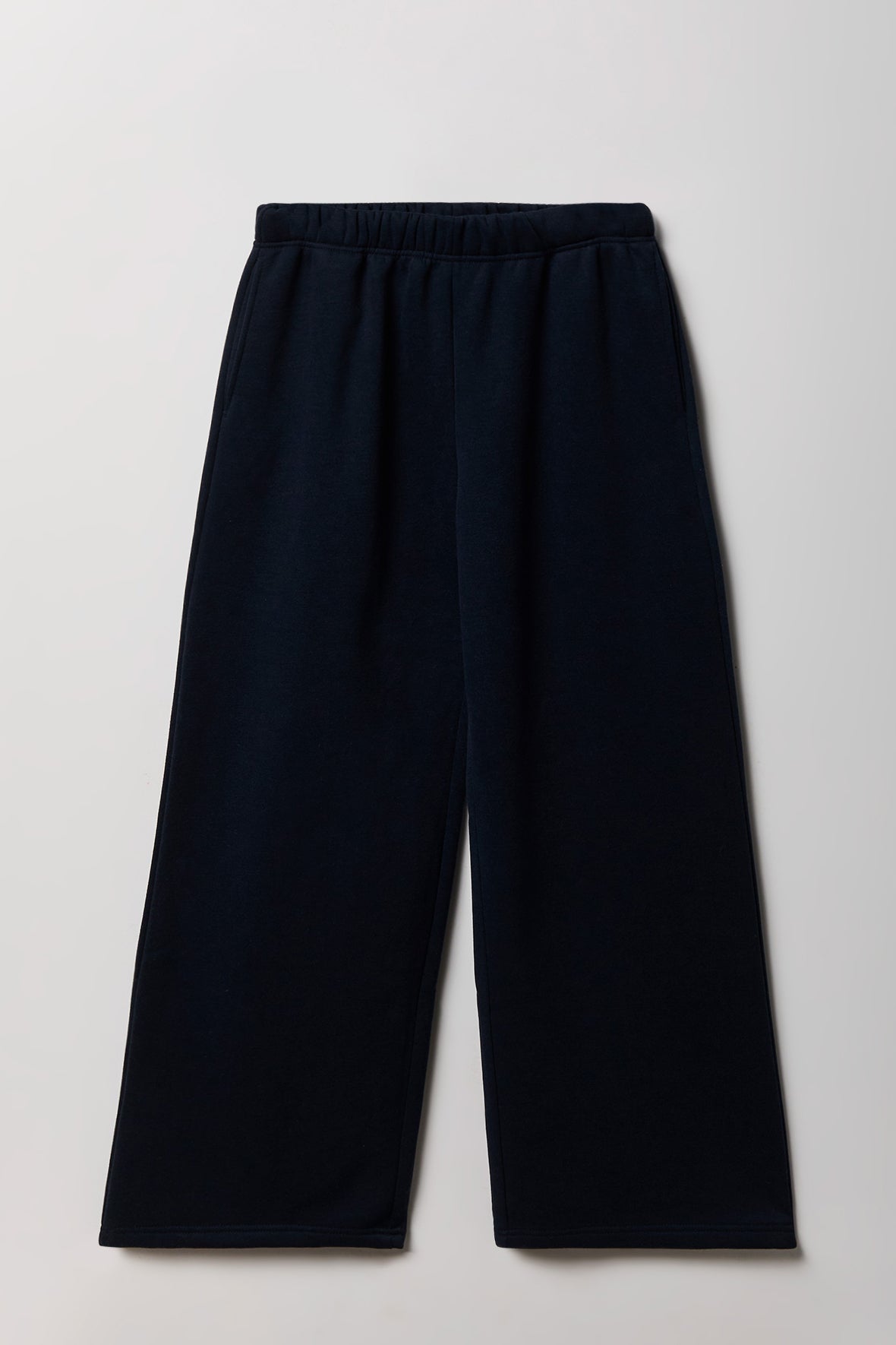 Alt View 4. Fleece Ultra Wide Sweatpant - Dark Blue