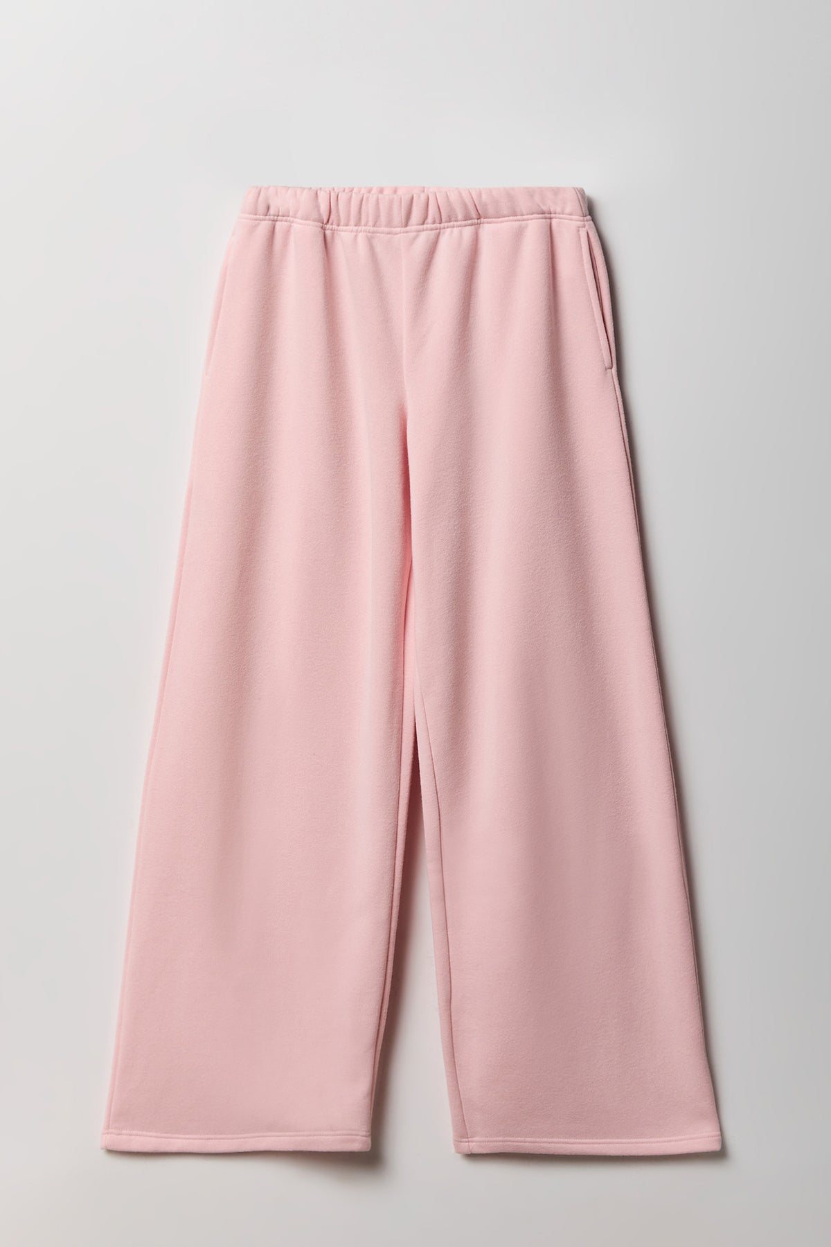 Alt View 4. Fleece Ultra Wide Sweatpant - Light Pink