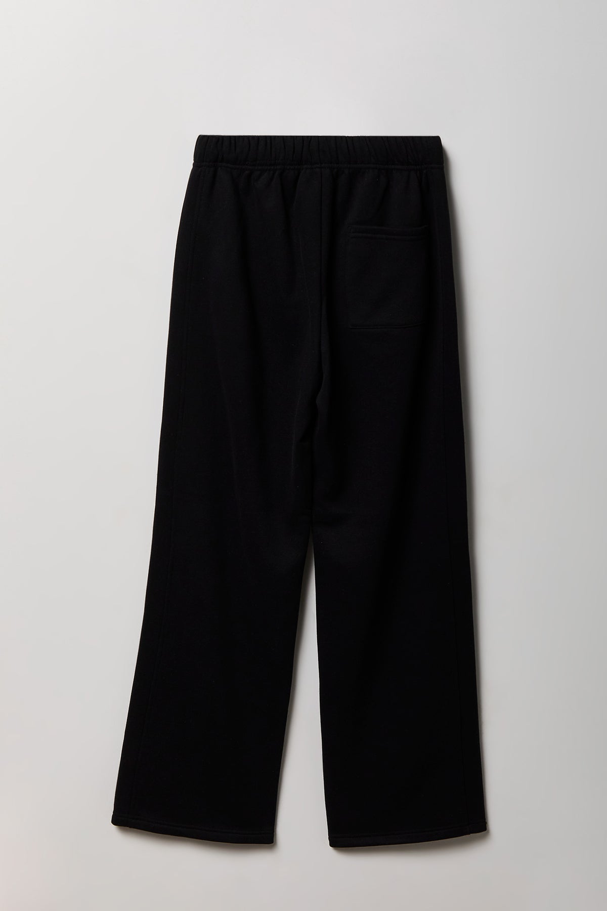 Alt View 2. Fleece Baggy Sweatpant - Black
