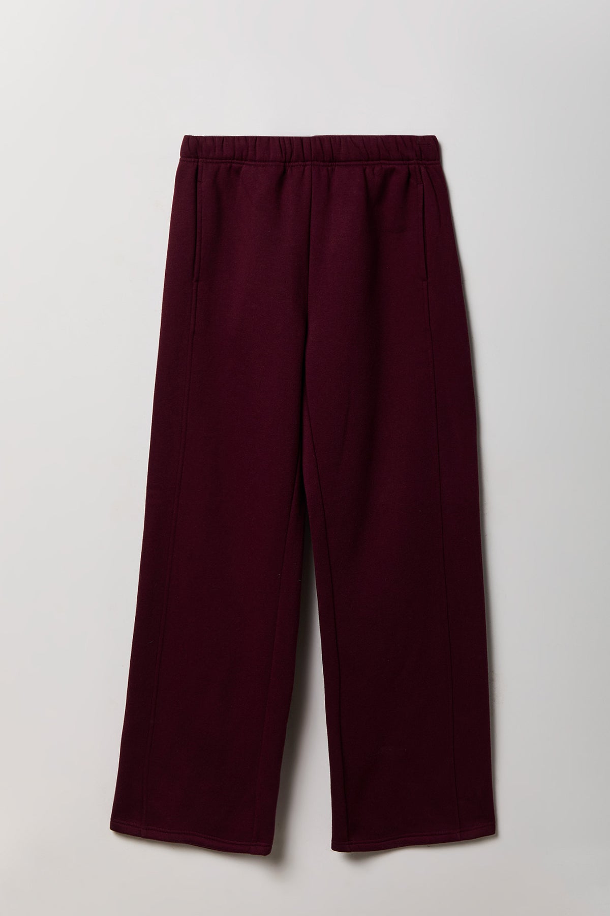 Fleece Baggy Sweatpant - Burgundy