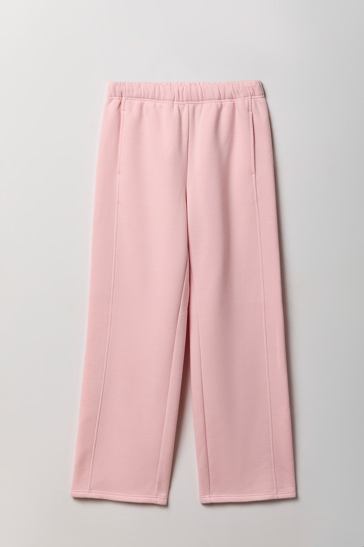 Fleece Baggy Sweatpant - Light Pink