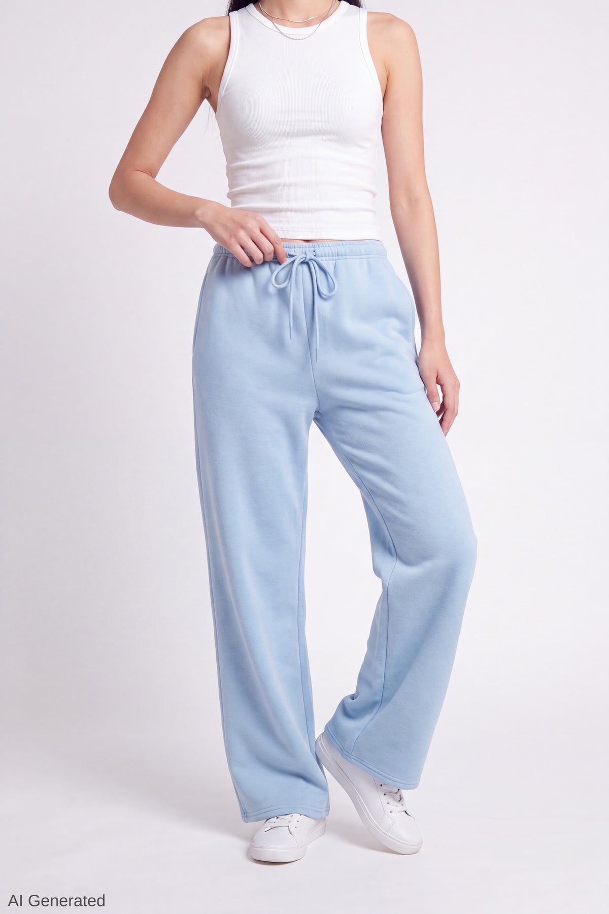 Alt View 23. Fleece Low Rise Wide Leg Sweatpant - Burgundy
