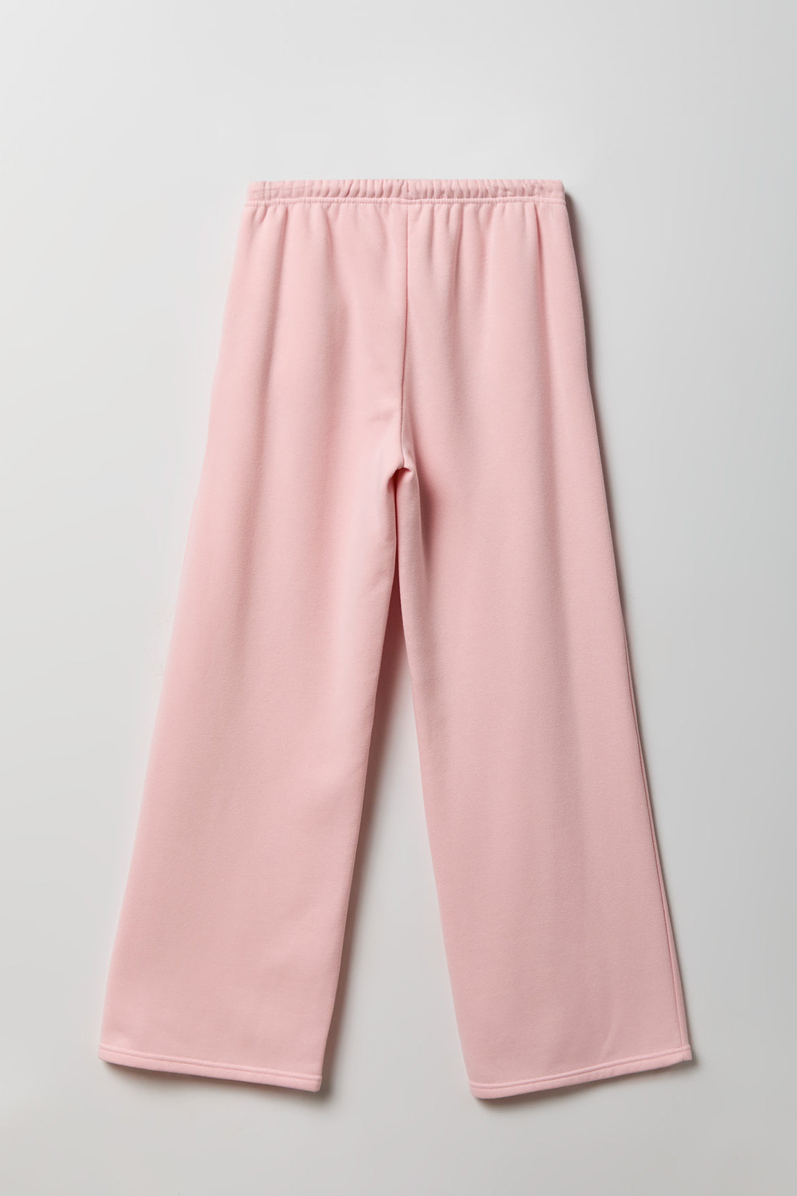Alt View 2. Fleece Low Rise Wide Leg Sweatpant - Light Pink