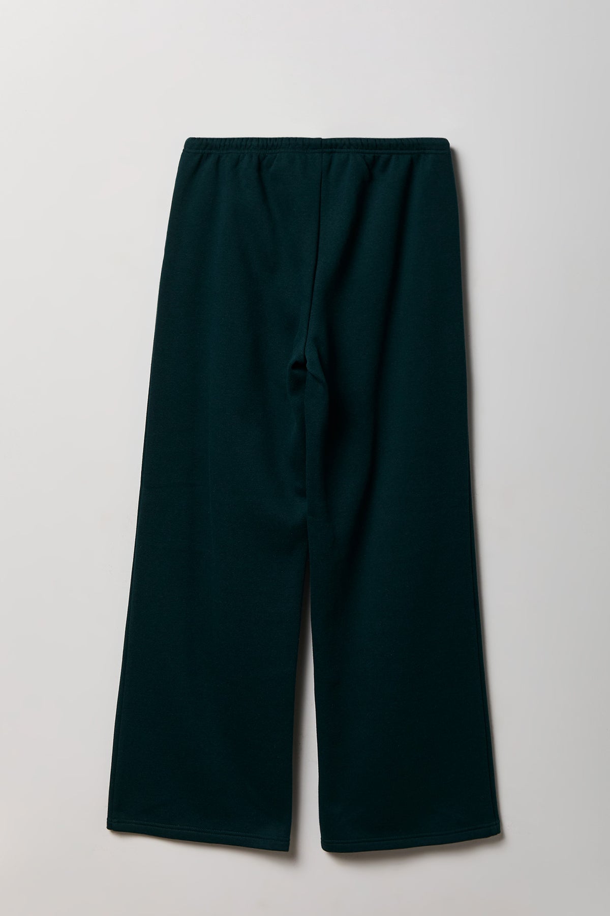 Alt View 2. Fleece Low Rise Wide Leg Sweatpant - Green