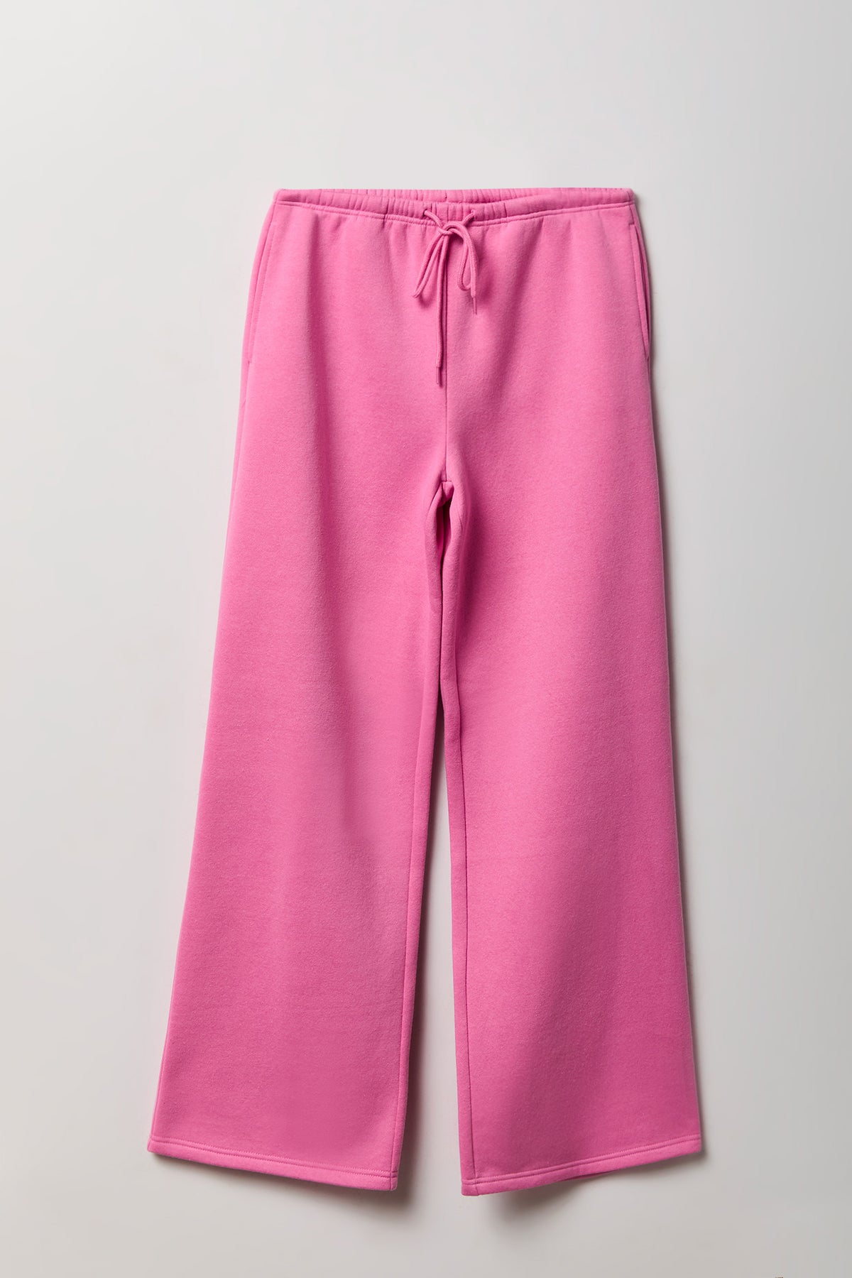 Alt View 4. Fleece Low Rise Wide Leg Sweatpant - Pink