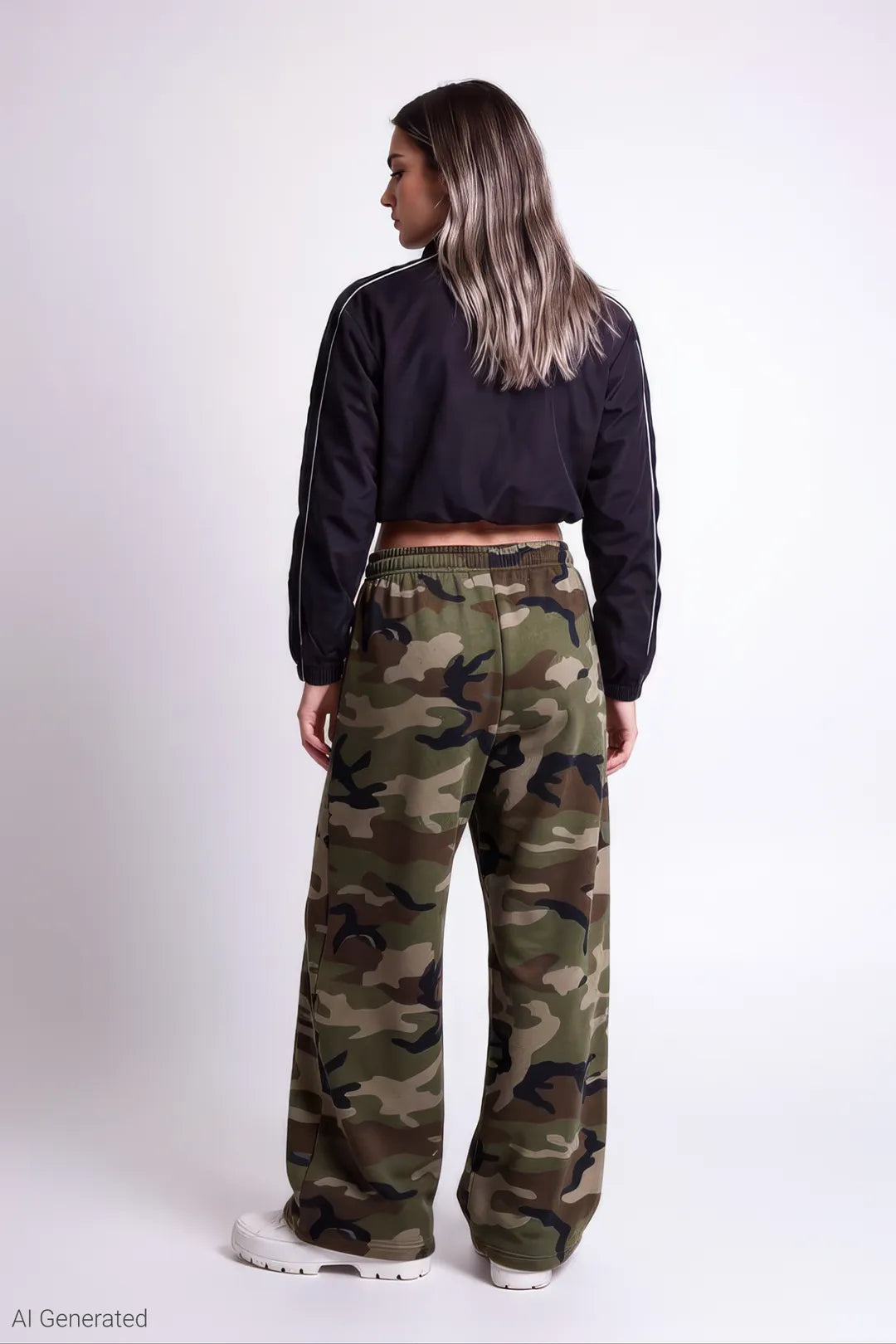 Alt View 42. Fleece Low Rise Wide Leg Sweatpant - Pink