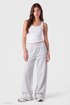 Fleece Ultra Wide Leg Sweatpant
