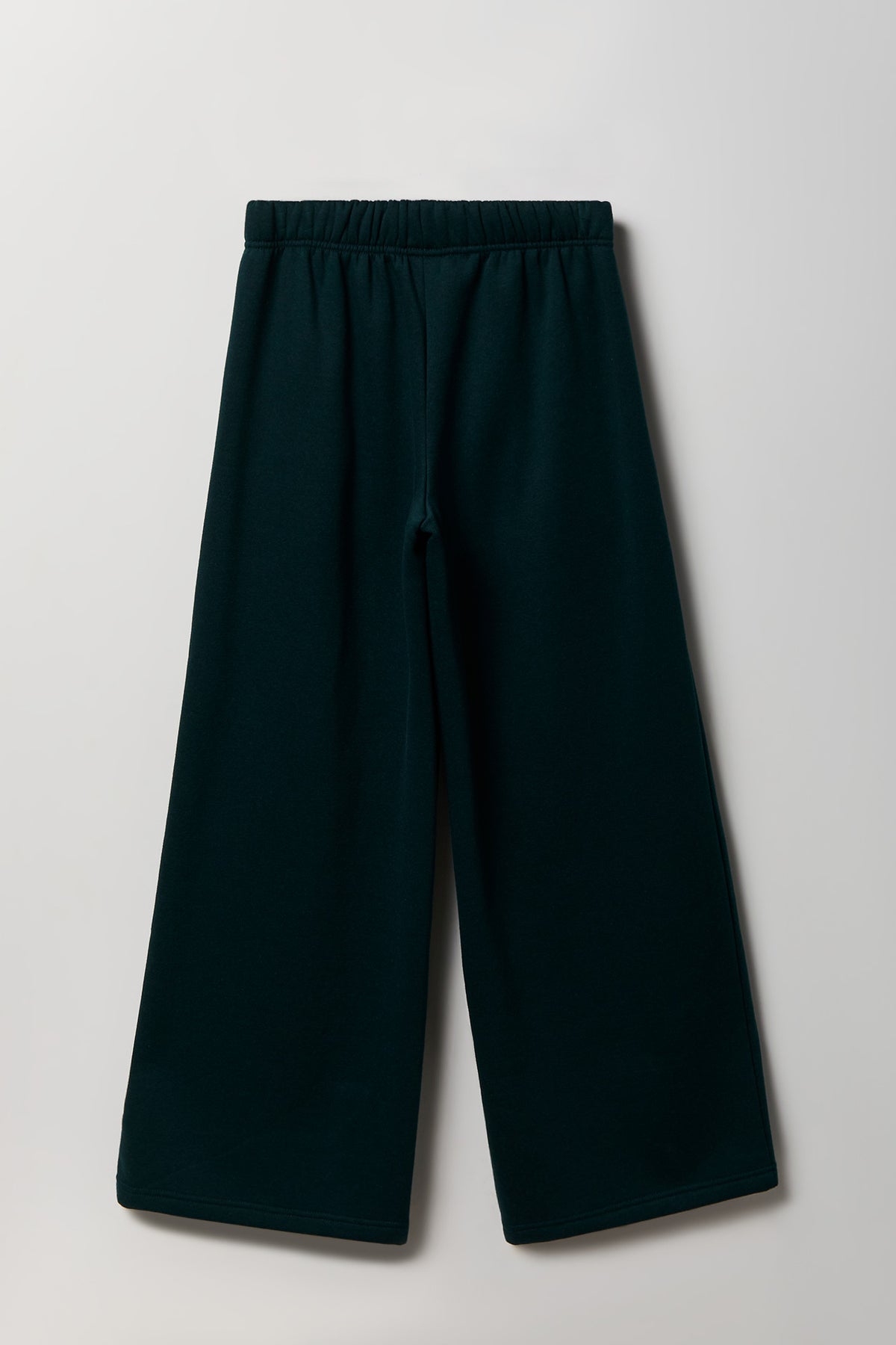 Alt View 2. Fleece Ultra Wide Leg Sweatpant - Green
