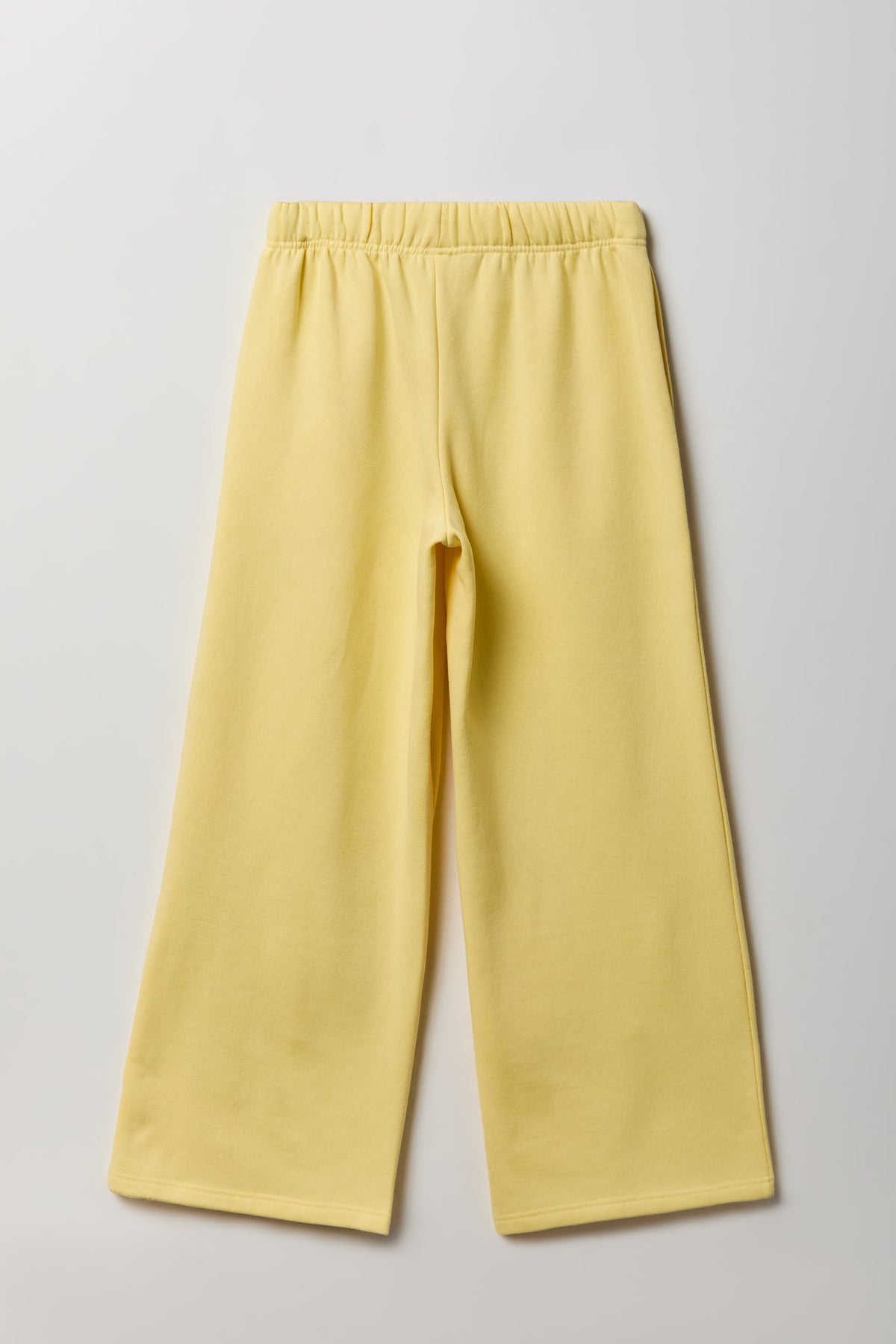 Alt View 2. Fleece Ultra Wide Leg Sweatpant - Yellow