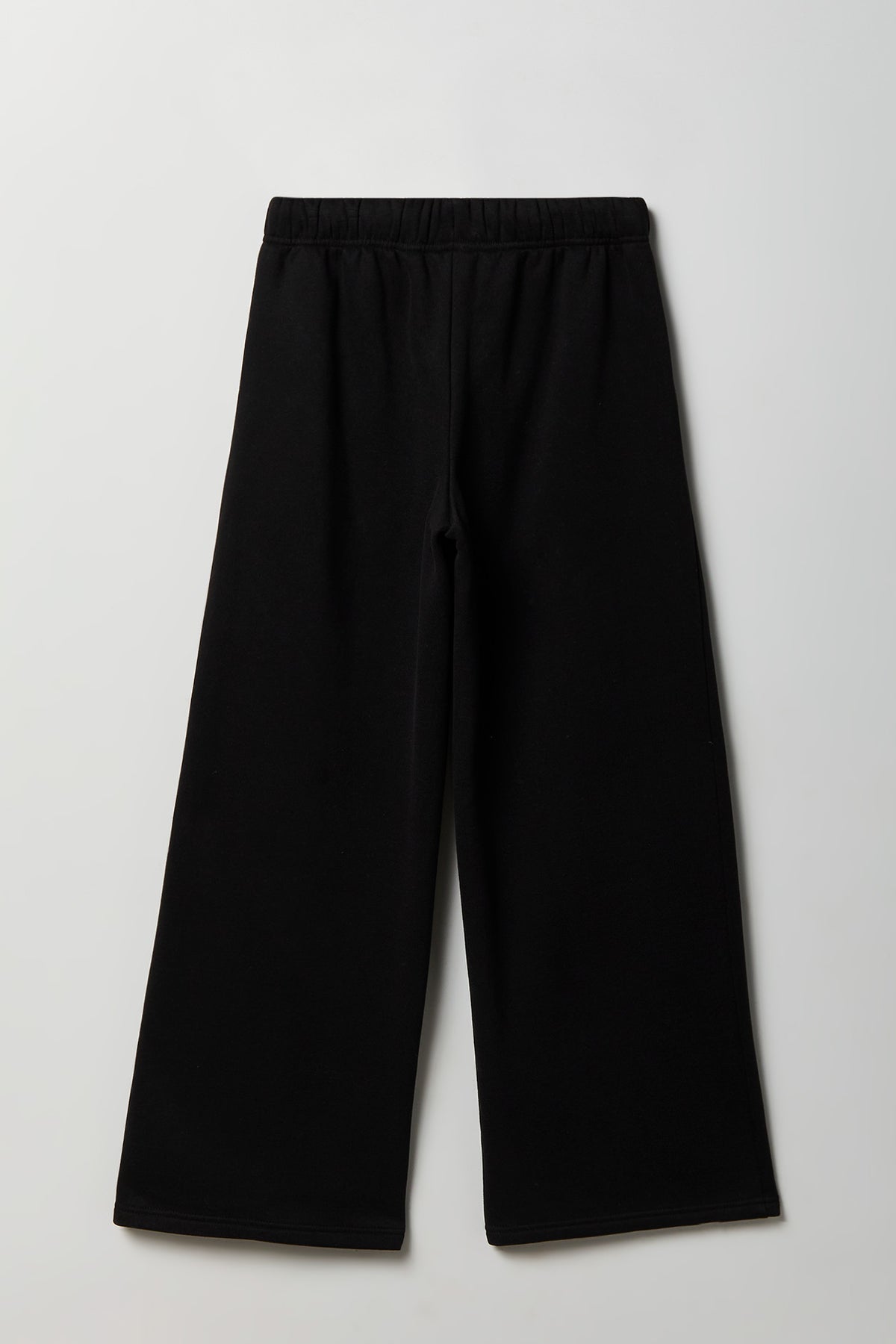 Alt View 5. Fleece Ultra Wide Leg Sweatpant - Black