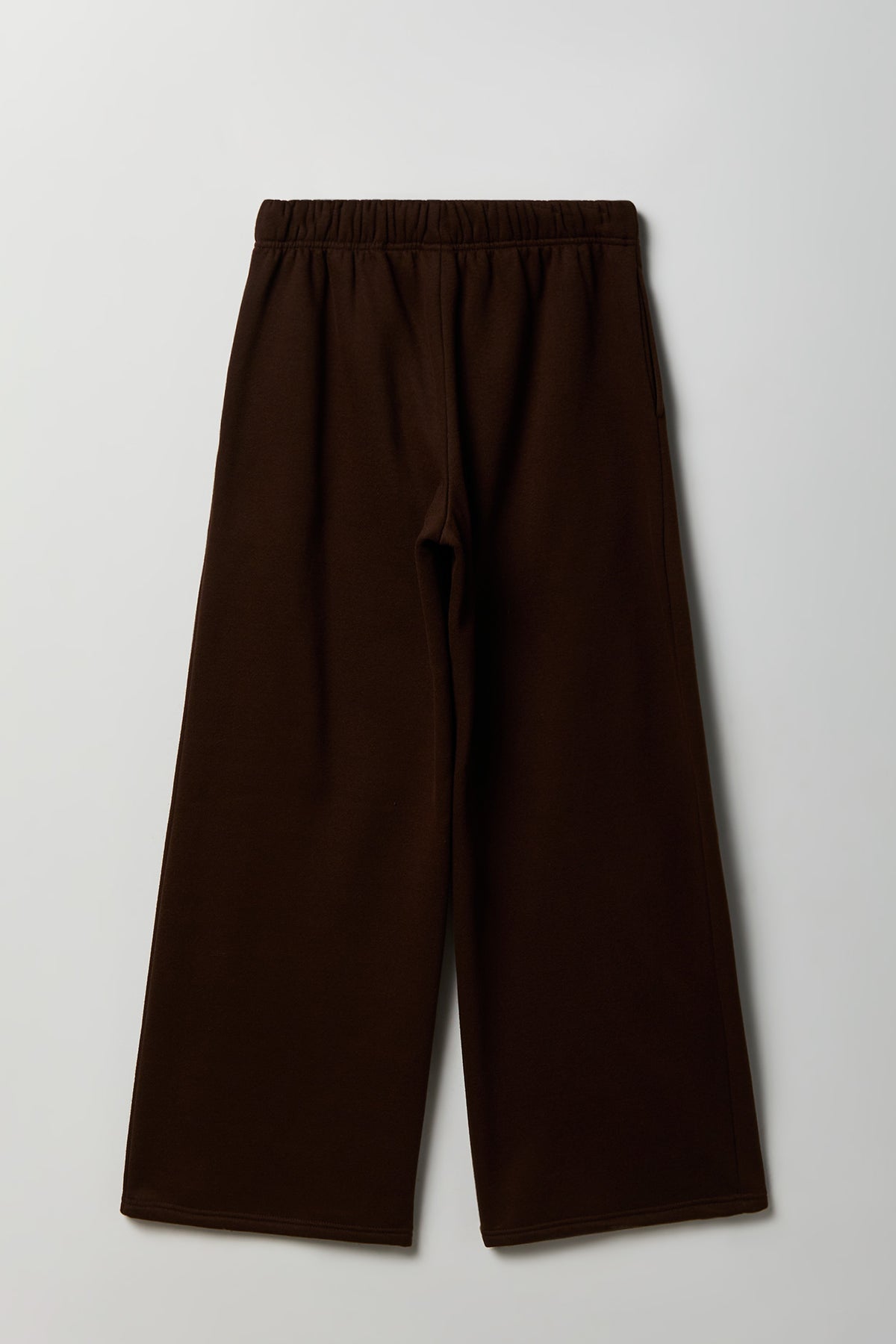 Alt View 5. Fleece Ultra Wide Leg Sweatpant - Brown