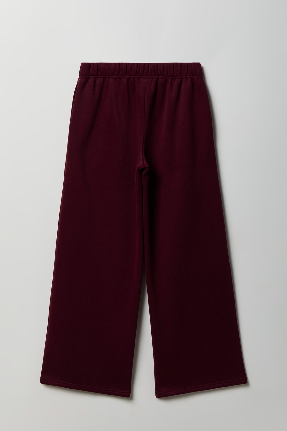 Alt View 5. Fleece Ultra Wide Leg Sweatpant - Burgundy
