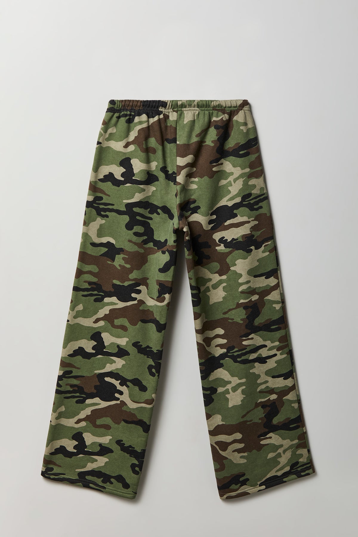 Alt View 2. Luxe Fleece Wide Leg Sweatpant - Camouflage