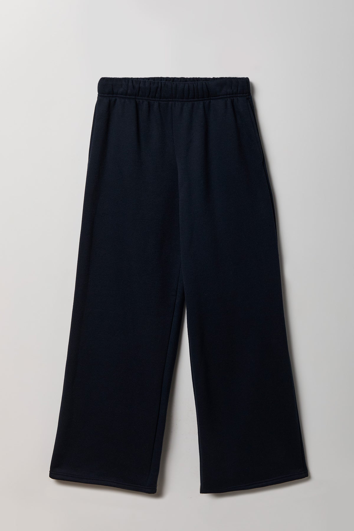 Fleece Ultra Wide Leg Sweatpant - Navy