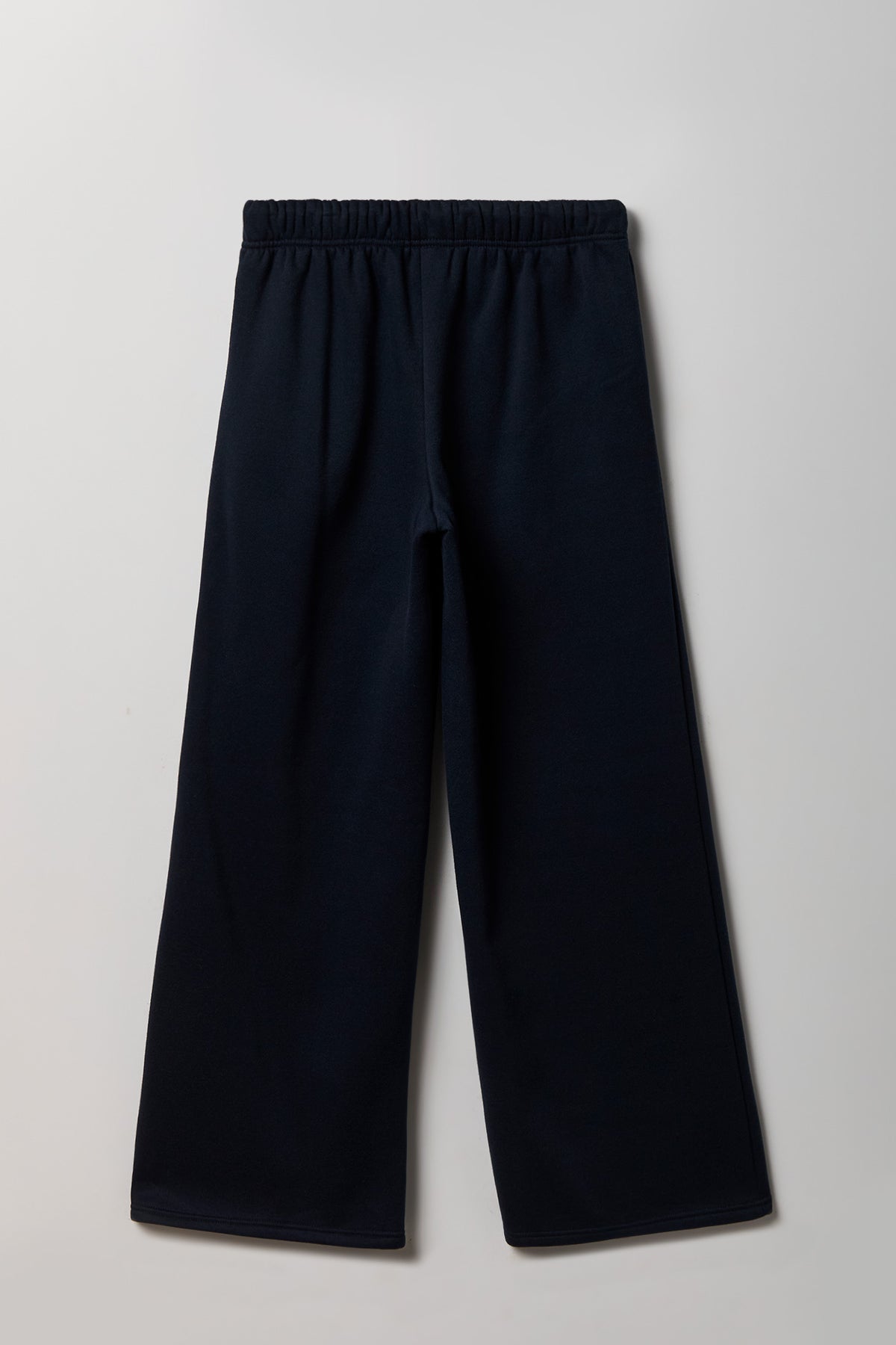 Alt View 2. Fleece Ultra Wide Leg Sweatpant - Navy