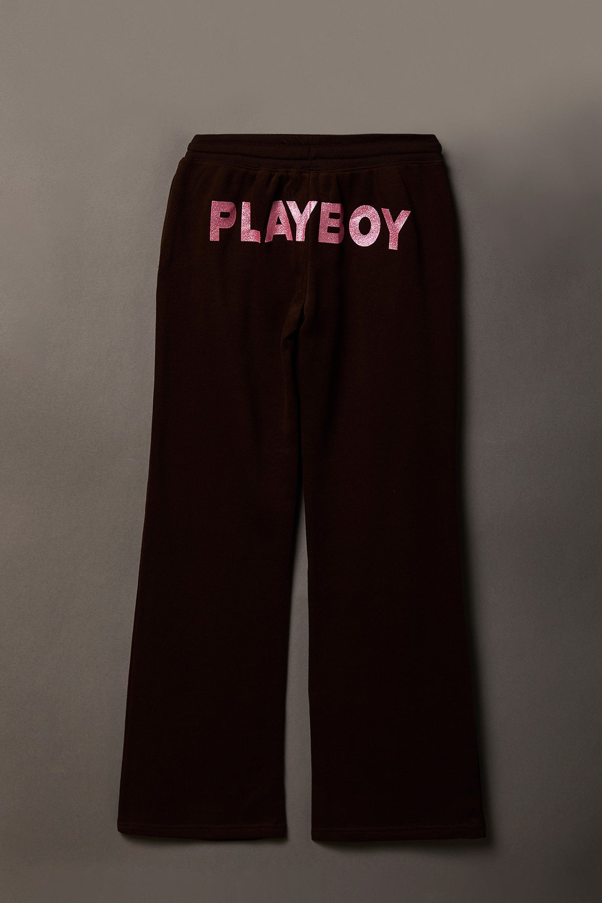 Alt View 5. Playboy Fleece Flare Sweatpant - Brown