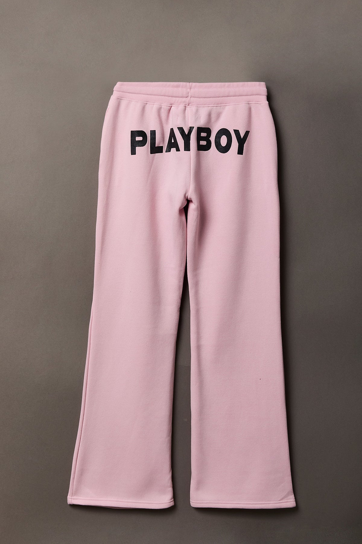 Playboy Fleece Flare Sweatpant - Light Pink