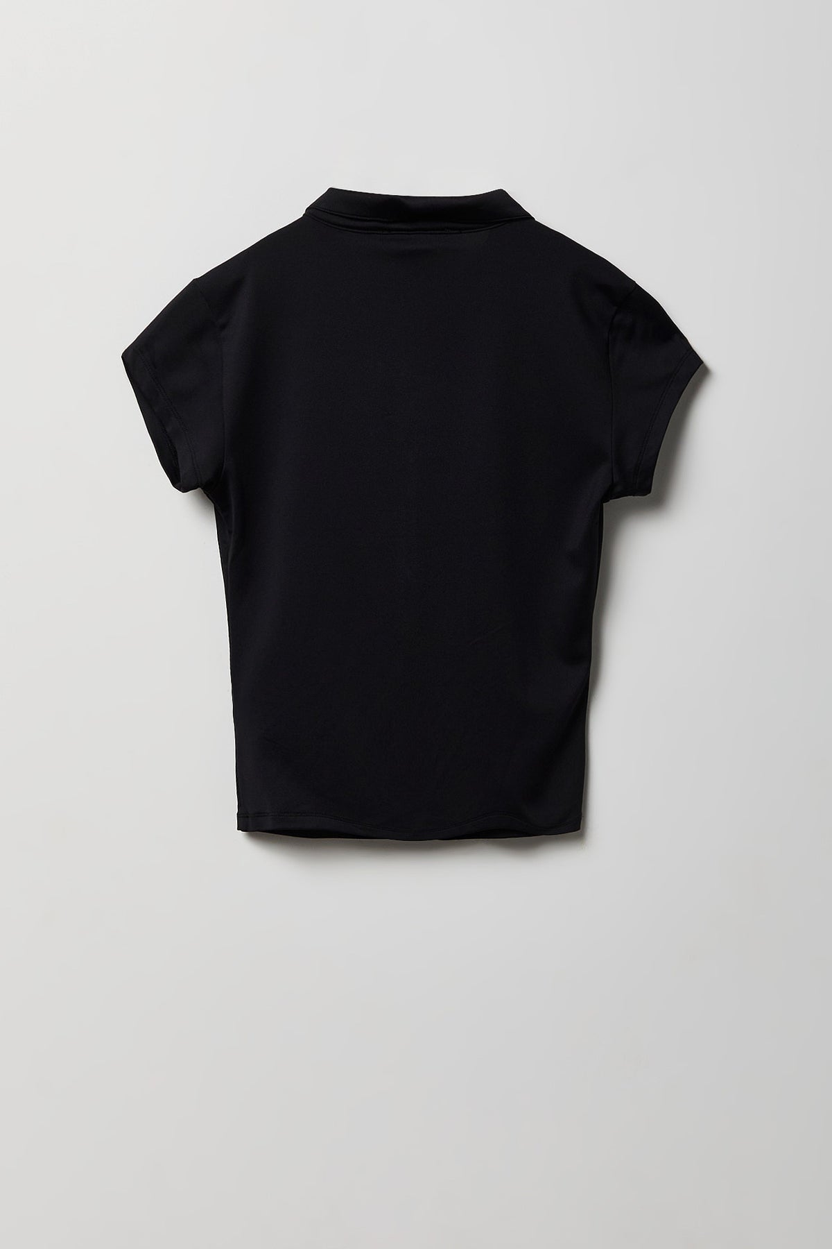 Alt View 5. Contour Button-Up Polo - Black
