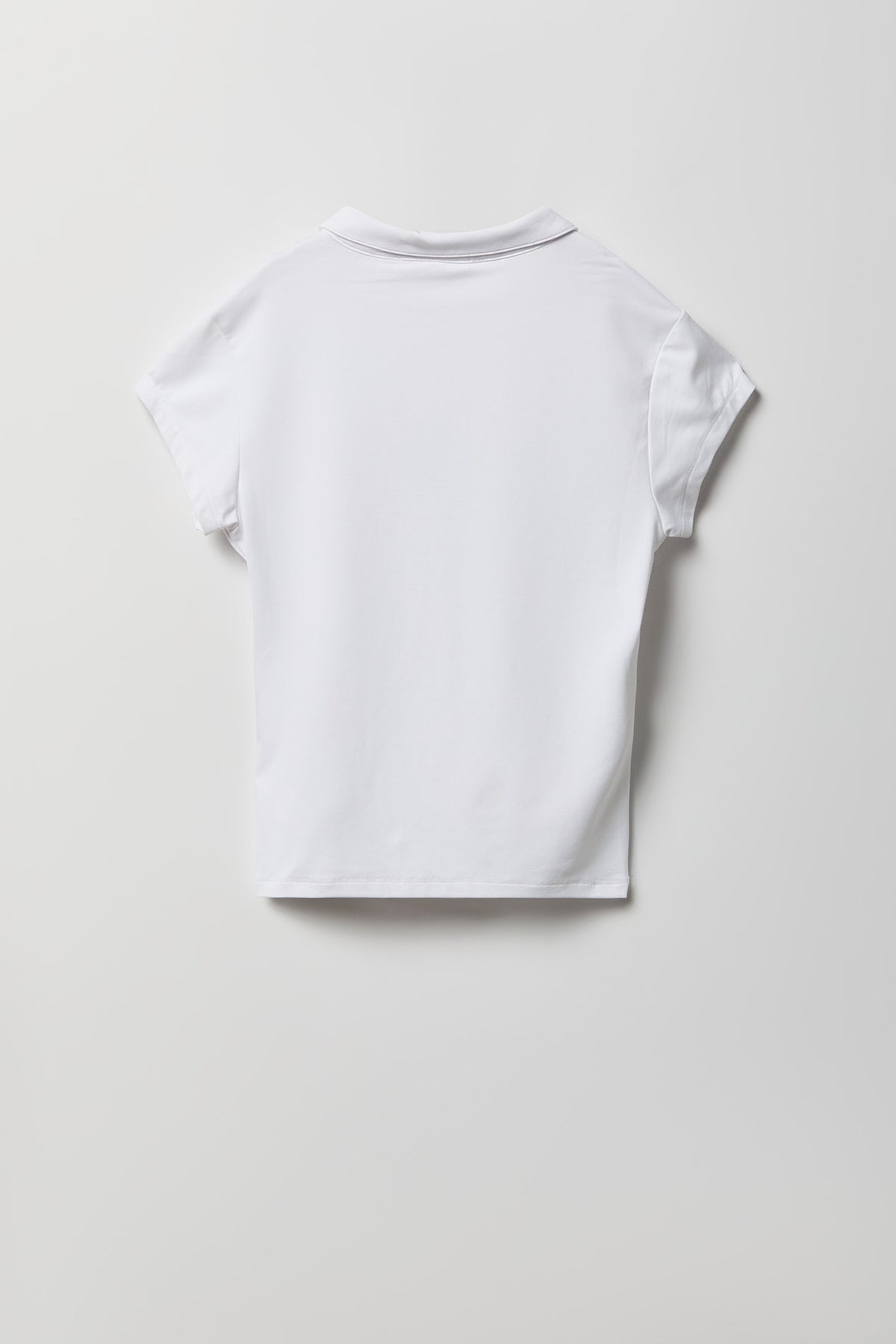 Alt View 5. Contour Button-Up Polo - White