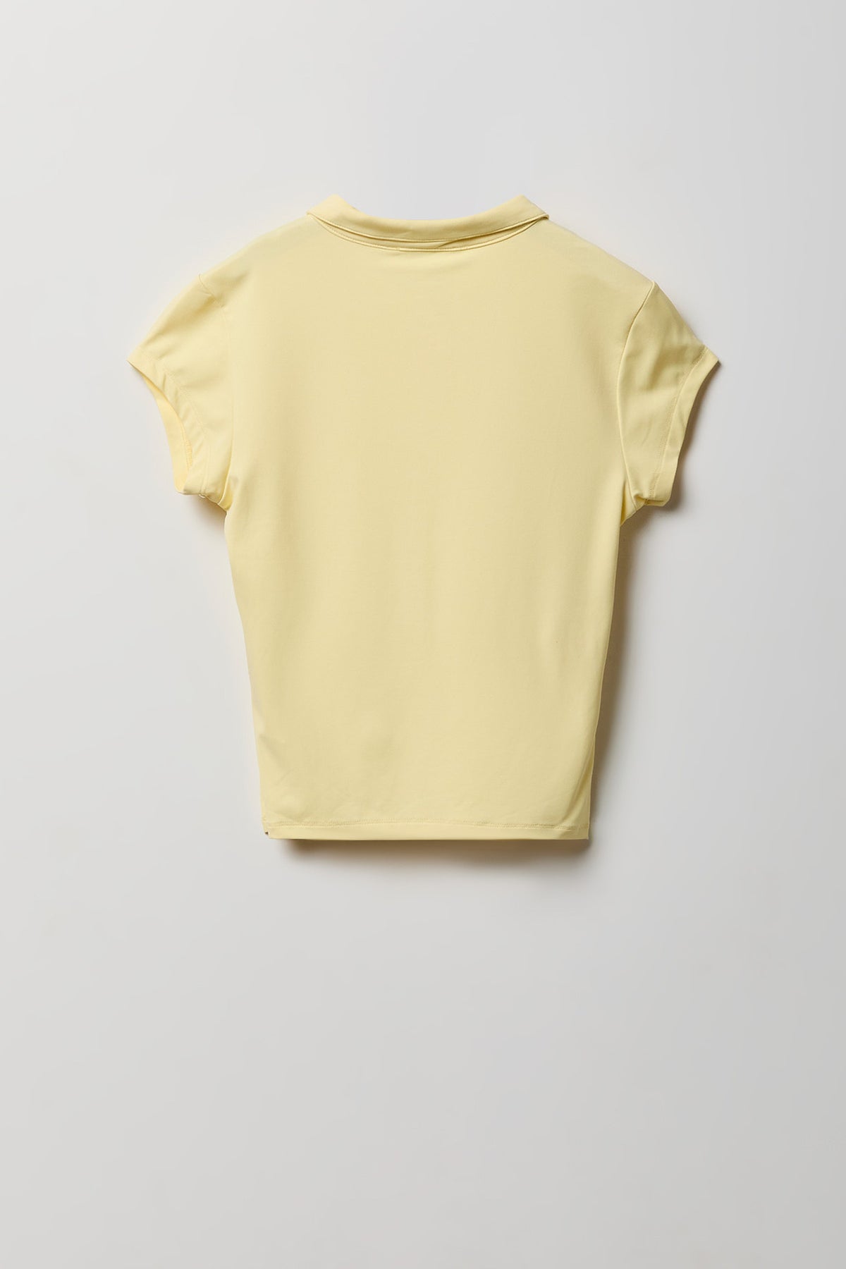 Alt View 5. Contour Button-Up Polo - Yellow
