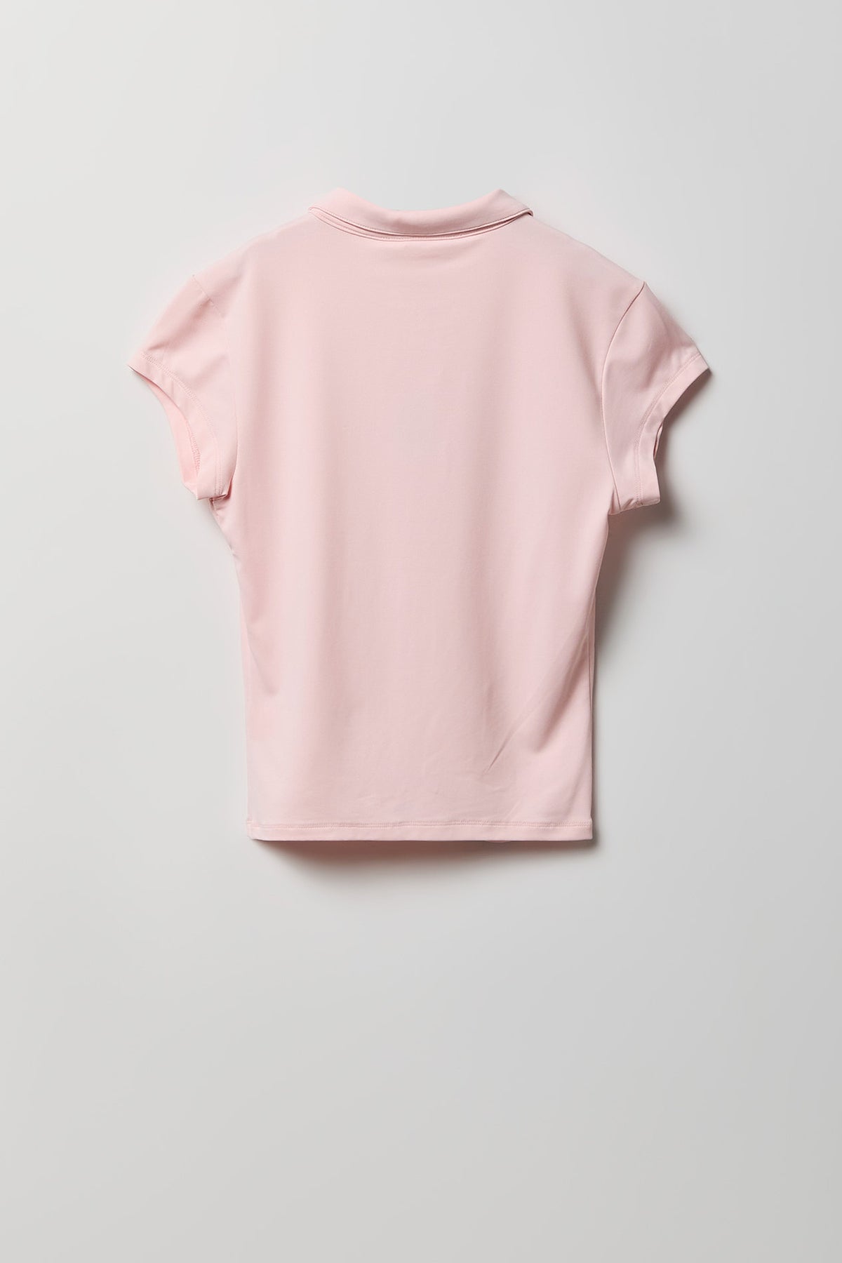 Alt View 5. Contour Button-Up Polo - Light Pink