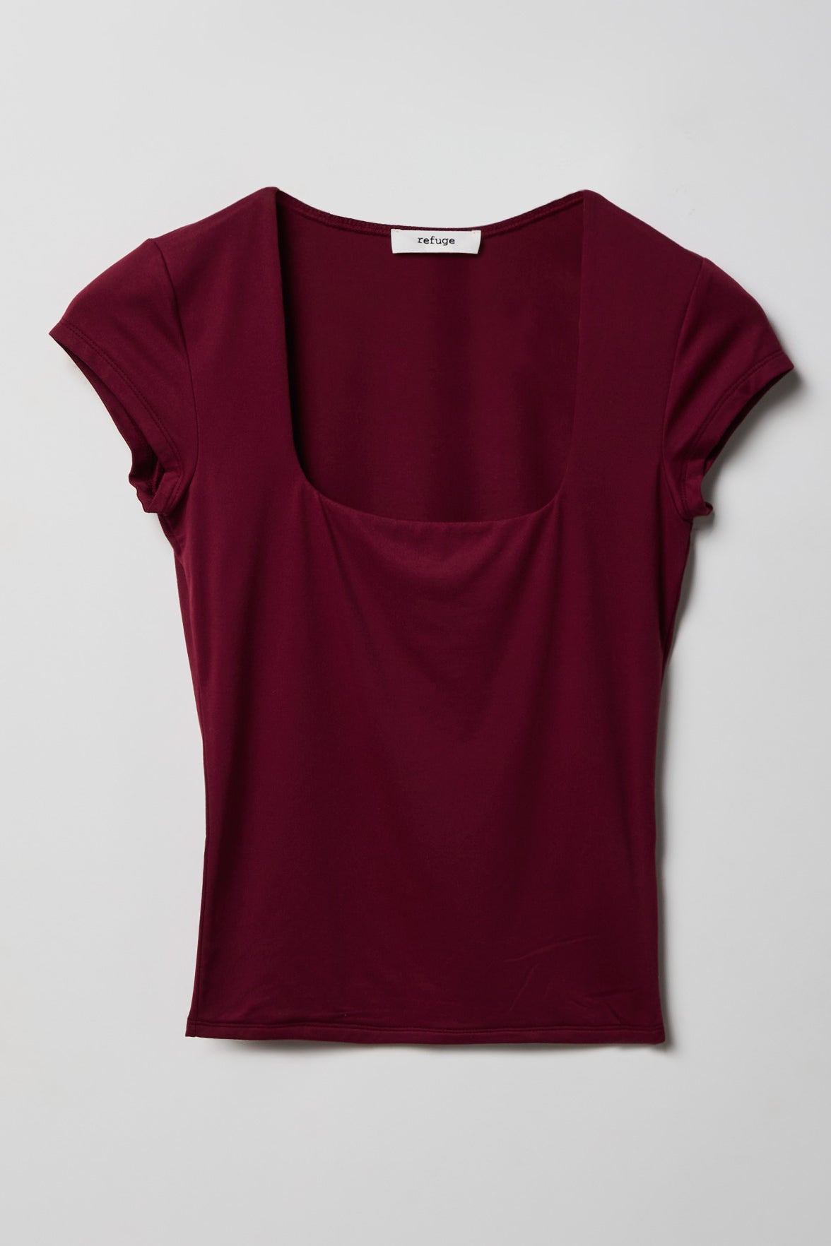 Alt View 24. Luxe Heavy Contour Square Neck Top - Medium Brown