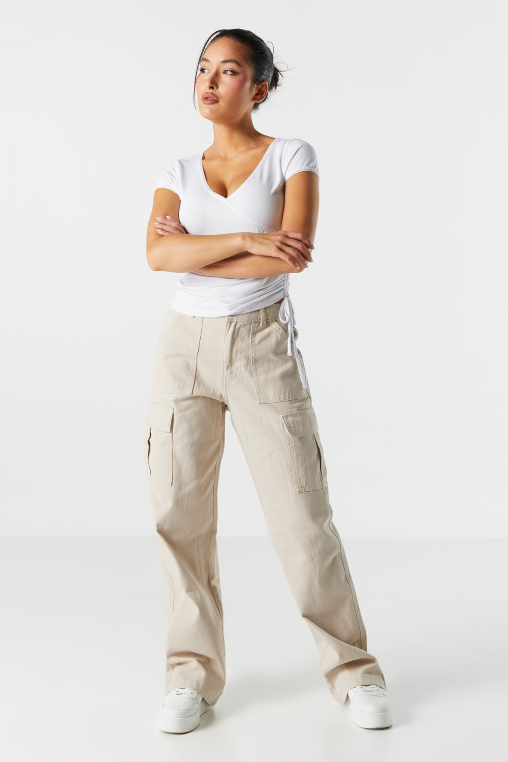 Surplice Drawstring Top Surplice Drawstring Top 9