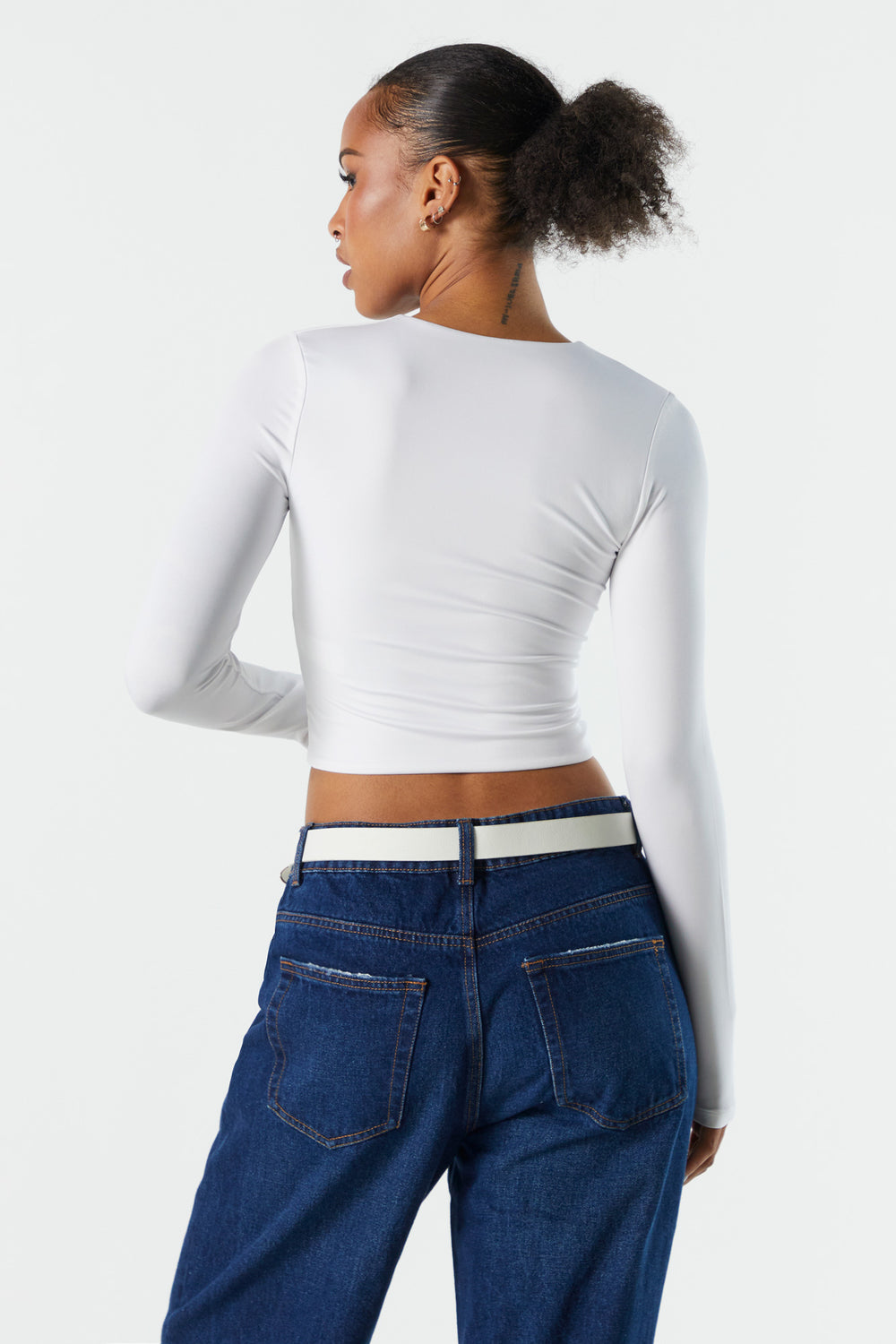 Contour Cropped Long Sleeve Top Contour Cropped Long Sleeve Top 8