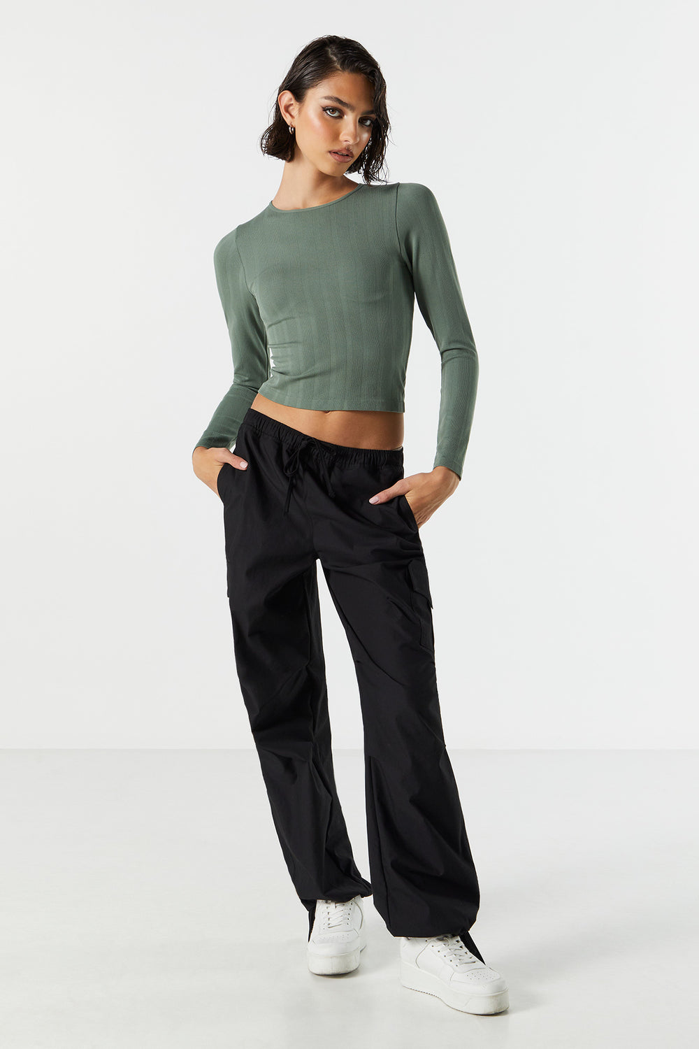 Seamless Ribbed Long Sleeve Top Seamless Ribbed Long Sleeve Top 3