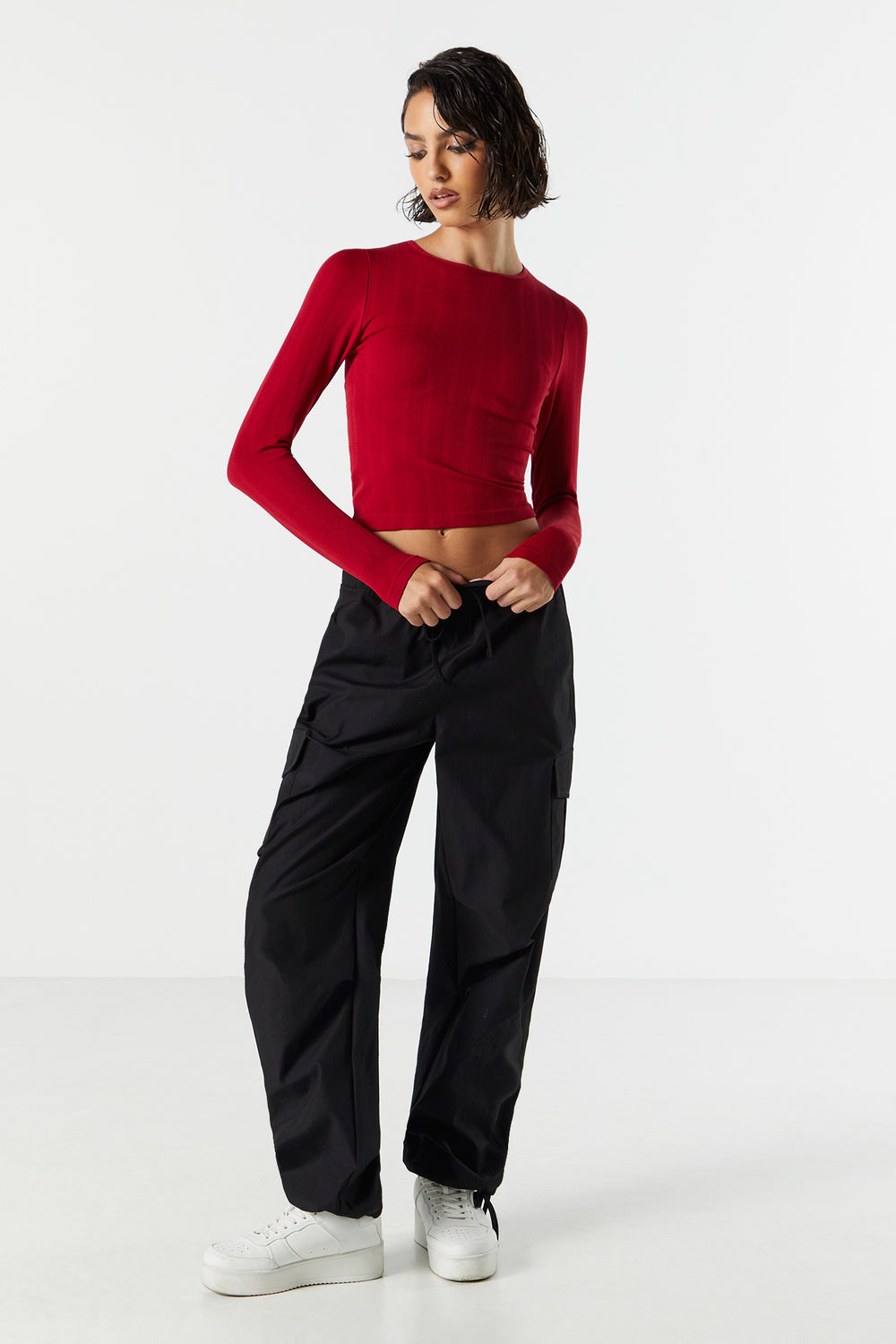 Seamless Ribbed Long Sleeve Top Seamless Ribbed Long Sleeve Top 12