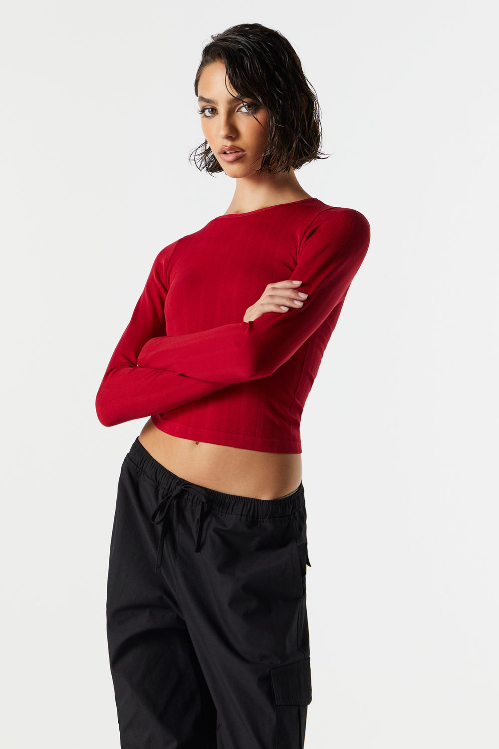 Seamless Ribbed Long Sleeve Top Seamless Ribbed Long Sleeve Top 10