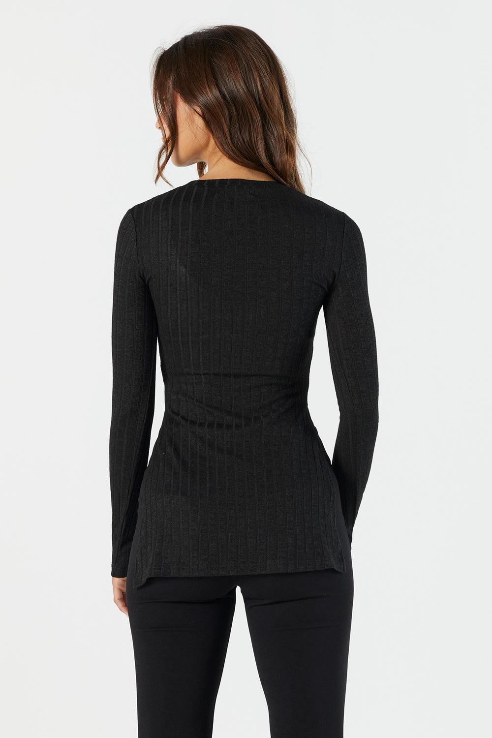 Ribbed Long Sleeve Tunic Ribbed Long Sleeve Tunic 3